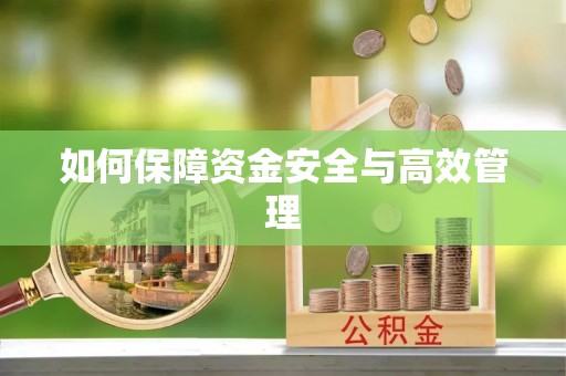 蓬莱如何保障资金安全与高效管理