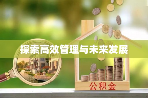 蓬莱探索高效管理与未来发展