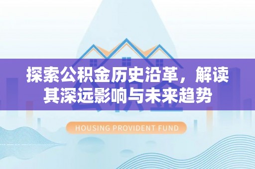 蓬莱探索公积金历史沿革，解读其深远影响与未来趋势