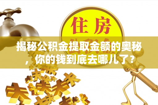 蓬莱揭秘公积金提取金额的奥秘，你的钱到底去哪儿了？