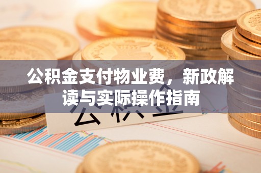 蓬莱公积金支付物业费，新政解读与实际操作指南